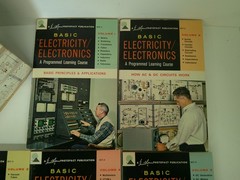 Vintage 5 Volume Howard W Sams & Co 1964 Basic Electricity/Electronics Book Set