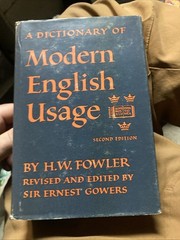 A Dictionary Of Modern English Usage – H. W. Fowler (1985, Hardcover, DJ)
