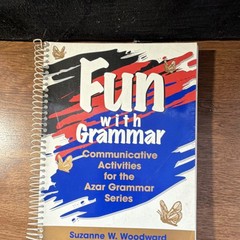 Prentice Hall Fun with Grammar Azar Series Spiral Bound Book by Woodward