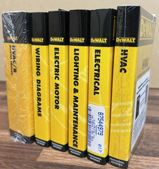 DEWALT Professional Trade Reference Manual Lot 6 Electrical HVAC Wiring NEW