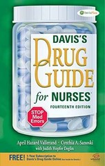 Davis’s Drug Guide for – Paperback, by April Hazard Vallerand – Very Good x