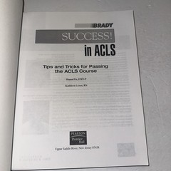 Success in ACLS Tips and Tricks for Passing the ACLS Course Shaun Fix Paperback