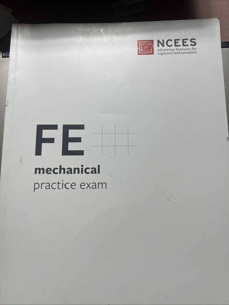 Fe Mechanical Practice Exam by Ncees (2020 Paperback)