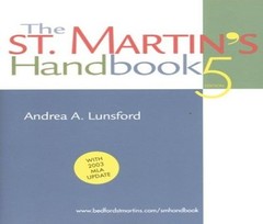 St Martins Handbook – VERY GOOD