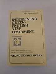 Interlinear Greek English New Testament by George Ricker Berry