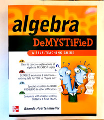 Algebra DeMystified A Self Teaching Guide Rhonda Huettenmueller Free Shipping