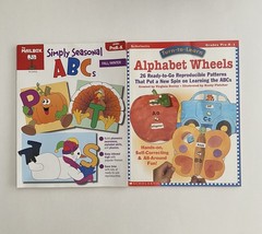 The Mailbox Magazine-Scholastic Lot Of 2 Seasonal ABCs/Alphabet Wheels PreK-1