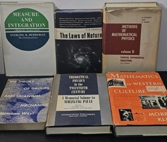 Lot Of 6 HTF VTG Math / Physics Books – Mathematics – Kline / Weyl / Peierls etc