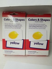🍎 Flash Cards Ser:[Lot of 2] Flash Cards: Colors and Shapes by Scholastic