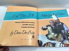 Dom DeLuise Eat This It’ll Make You Feel Better Italian Cookbook 1988 PB
