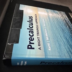Precalculus : A Right Triangle Approach by Marcus McWaters, J. S. Ratti and…