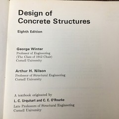 Design of Concrete Structures by George Winter & Arthur H. Nilsson, 1972