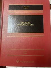 Aspen Casebook Ser.: Business Organizations by Gabaldon and Sagers; 2nd Edition