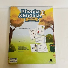 BJU Press Phonics & English 1 Visuals 5th Edition Teaching Aid Cards First Grade