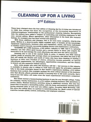 Cleaning Up for a Living don aslett how to 11″ x 8 1/2″ 208 Pages paperback book
