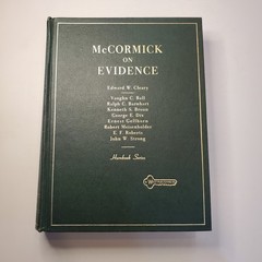 McCormick on Evidence Hornbook Series HB 2nd Edition 1972 Vtg Law Textbook Legal