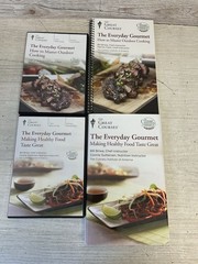 2 x The Everyday Gourmet The Great Courses Book & DVD Cooking New