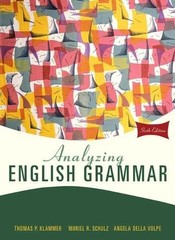 Analyzing English Grammar (6th Edition) – Hardcover By Klammer, Thomas P. – GOOD