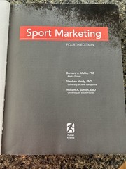 Sport Marketing Fourth Edition Bernard J. Mullin Human Kinetics Hardcover Book