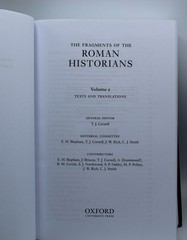 The Fragments of the Roman Historians – 3 Volume Hardcover Book Set Oxford Press