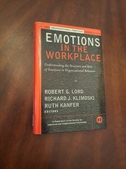 JB Siop Frontiers Ser.: Emotions in the Workplace : Understanding the Structure