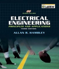 ELECTRICAL ENGINEERING: PRINCIPLES & APPLICATIONS (3RD By Allan R. Hambley Mint