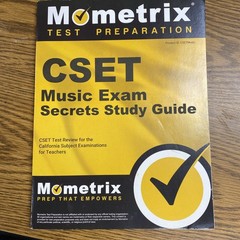 Mometrix CSET Music Exam Secrets Study Guide test preparation- new