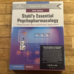 Stahl’s Essential Psychopharmacology Fifth Edition Stephen M. Stahl Psychiatry