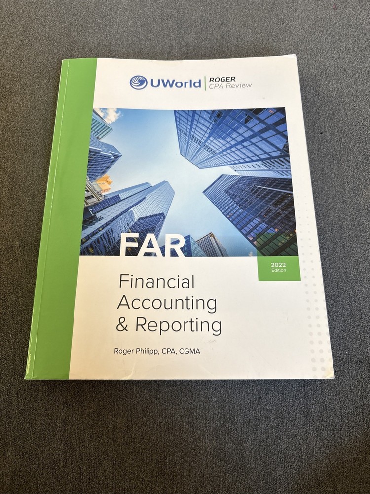 FAR 2022 Edition Textbook by UWorld Roger CPA Review Paperback