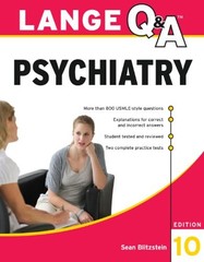 Lange Q&a Psychiatry, 10th Edition Paperback Sean Blitzstein