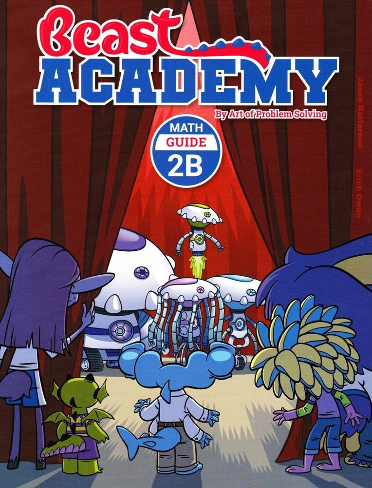 AoPS 2-Book Set : Art of Problem Solving Beast Academy 2B Guide and Practice…