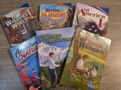 5th grade Abeka Reading Program Lot of 5 Readers: Windows World, Beyond Horizon