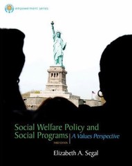 Brooks/Cole Empowerment Series: Social Welfare Pol- 0840029128, paperback, Segal