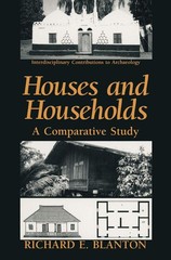 Houses and Households: A Comparative Study (Interdisciplinary Contributions …