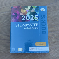 Buck’s 2025 Step-by-Step Medical Coding Paperback w/ Evolve Code