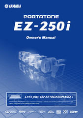 Yamaha EZ-250i Instruction Manual: 88 Pages & Protective Covers!