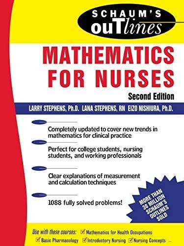 Schaum’s Outline of Mathematics for…, Stephens, Larry