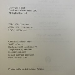 Criminal Law, Ninth Edition – Carolina Academic Press, Hardcover, Used GOOD