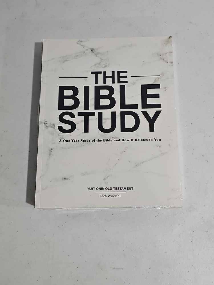 THE BIBLE STUDY Books Parts One & Two New & Old Testament by Zach Windahl Sealed