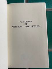 Principles of Artificial Intelligence by Nils J. Nilsson (1980, Hardcover) Tioga