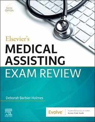 Elsevier’s Medical Assisting Exam – Paperback, by Barbier Holmes RN – Good o