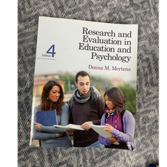 SAGE Research and Evaluation in Education and Psychology 4th Ed Mertens PB