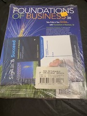 Foundations of Business by Robert J. Hughes, William M. Pride and Jack R. Kapoor