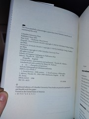 Critical Models: Interventions And Catchwords By Theodor W. Adorno ~ 1998 1st Ed