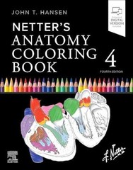 Netter’s Anatomy Coloring Book – Paperback, by Hansen PhD John – Acceptable k