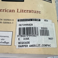 The Harper American Literature: Second Compact Edition Paperback – 1996