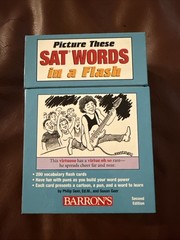 Picture These SAT Words in a Flash by Philip Geer (2010, Cards,Flash Cards) Deck