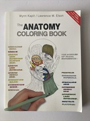 The Anatomy Coloring Book By Wynn Kapit & Elson 3rd Third Edition Paperback