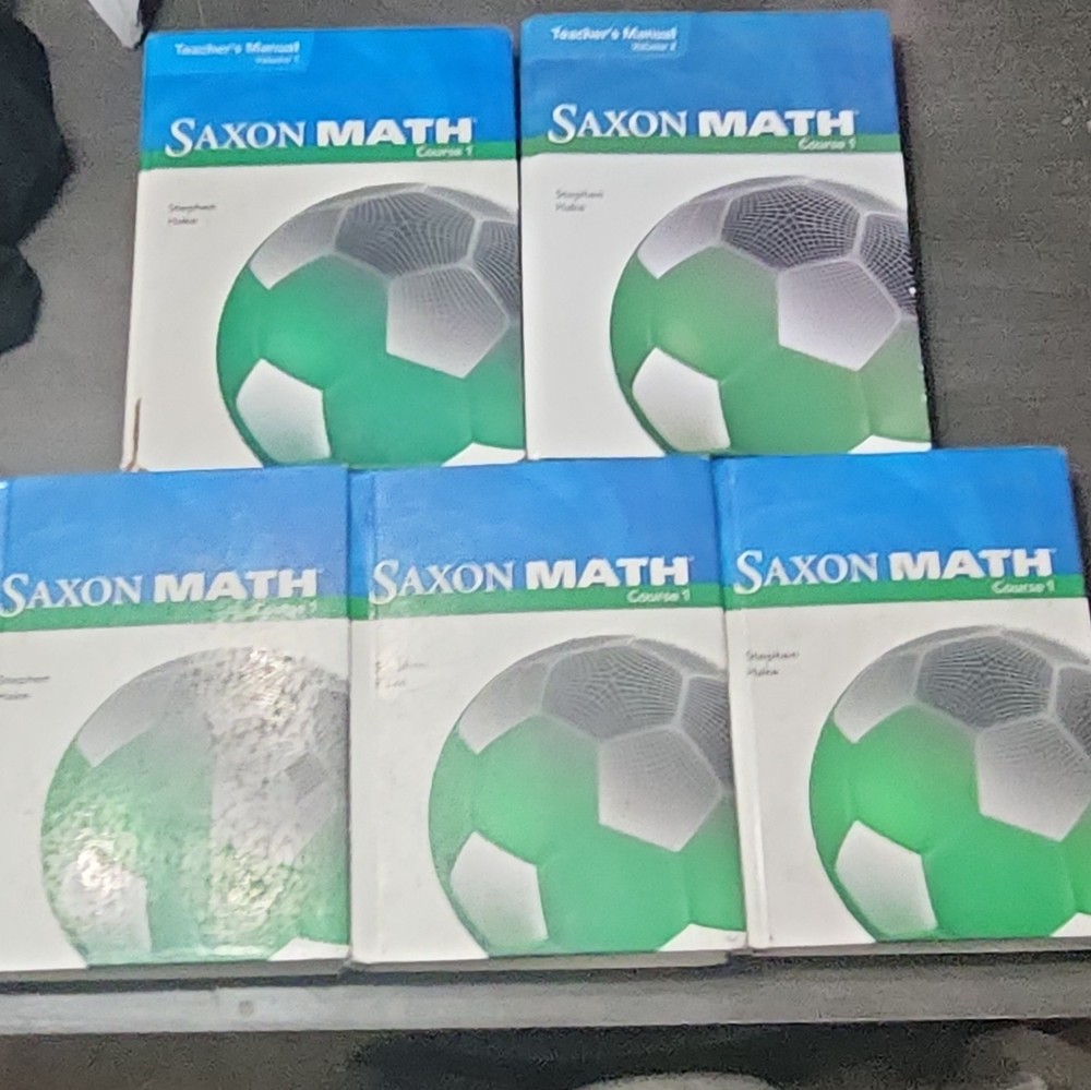 Saxon Math Course 1 Teacher’s Manual (Teacher’s Edition) Hardcover, Stephen Hake