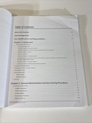 KBIT-2 Kaufman Brief Intelligence Test 2nd Edition Revised Manual A103000064442